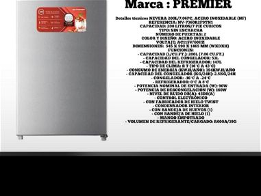Refrigeradores 7.8 pies premier nuevos en su caja - Img main-image