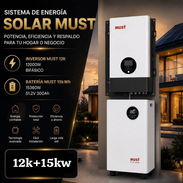 Inversor must 12kw+ batería must 15kwh precio 4450 usd - Img 55849975