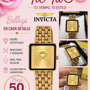Relojes Invictas de mujer y hombre - 4/20