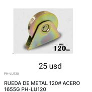Rueda de acero para portón - Img 56228291