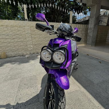 MOTO AUTOMÁTICA TOPMAQ  MODELO AVISPON 200 CC y Autonomia 35 km×L 🏍️ - 4/9