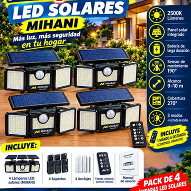 Lámparas LED Solares Luces Led - 7/8