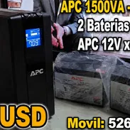 APC 1500VA Pantalla Digital - 10 Salidas Minimo Uso 2 baterias Nuevas Colocadas APC 12V x 9A del 2026 - Img 55965817