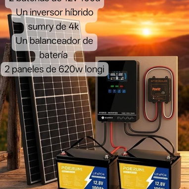 Combos de paneles, ecoflow, cable y baterías - 4/10