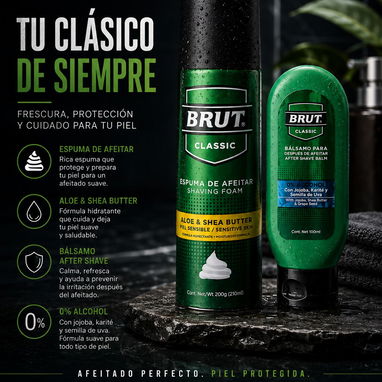 SET DE ESPUMA DE AFEITAR Y AFTER SHAVE EN BALSAMO - 2/2
