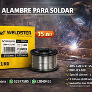Rollo de Alambre para Soldar 0.8mm 1kg - Img 55005039
