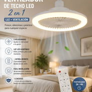 Ventilador de techo con luz LED 2 en 1. - Img 56557255