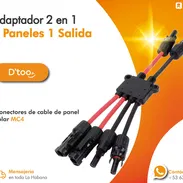 🔅Conectores para paneles solares-adaptadores solares 2 en 1-MC4-paneles solares en paralelo-mensajería incluida🔅 - Img 57399130