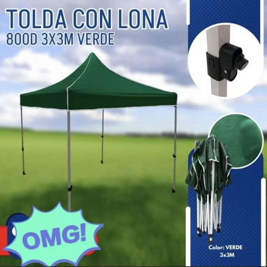 Carpa o toldo con lona 3x3 m (MO) - 3/3