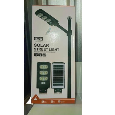 Lámpara LED con panel Solar Alta Intensidad Potencia 150w Incluyen batería,  mando a distancia  $55 USD  Transporte Adic - Img 114094373
