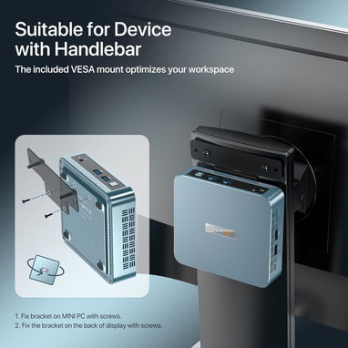 🖥️ Mini PC PELADN W-4 – Intel N5095 / 8GB RAM / 256GB SSD 🖥️ - Img 108348900