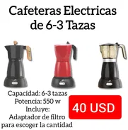 Cafeteras eléctrica de 6_3 tasas - Img 50155381