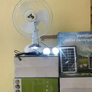 Ventilador recargable + panel solar - Img 56348023