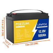Bateria de 12v 100ah LifePo4 nuevas selladas en caja - Img 56915882