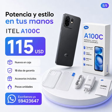 📱 ITEL A100C 8GB RAM + 64GB | Nuevo en caja por 115 USD - Img 123928482