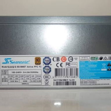 Fuente Seasonic 500W 80+ Bronce - 2/2