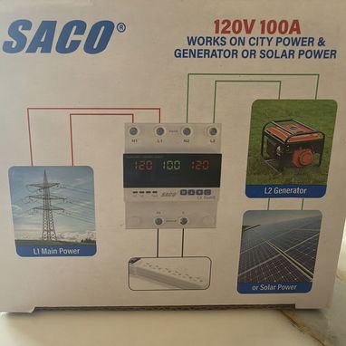 Transfer switch con protector de voltaje incluido - 3/4