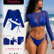 Bikini tres piezas, con mangas largas - Img 55733386