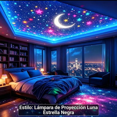 Lámpara proyector de cielo estrellado - Img 124525824