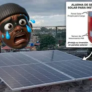 Alarma p/ Paneles Solares,garages ,etc,c/ sensor d movimiento,carga solar. Rebajadas d precios y c/ servicio a domicilio - Img 57170318