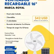 Ventilador Recargable Royal - Img 55163904