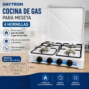 Cocinas Daytron de gas para meseta 4 hornillas precio 45 usd •Medidas 555x500x120mm - Img 57303571