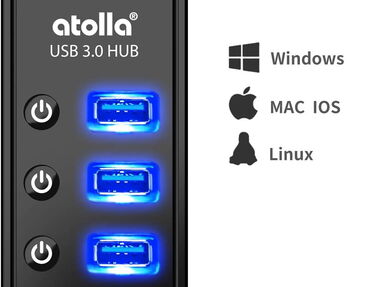 Regleta de 7 puertos USB 3.0 (( con su transformador)) $10mil🌟🌟🌟 - Img 64770671