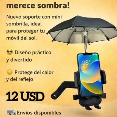 Cargador nuevo para batería de gel de 60 x 52 triciclo, pintura spray negro mate y portacelular con sombrilla - Img 123209587