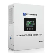 Inversor Híbrido ECO-WORTHY de 5000 W 48 V con WiFi 120 V 100 A MPPT controlador de carga solar, cargador de CA de 40 A - Img 57462081