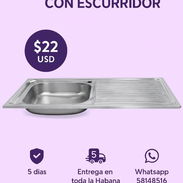 FREGADERO DE COCINA CON ESCURRIDOR - Img 56007741