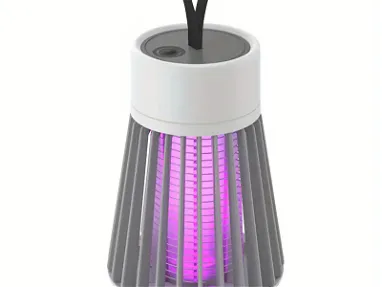 Lampara LED UV / Zapper mata mosquitos recargable USB - Img 65962703