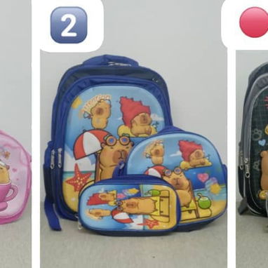 Combo de 3 piezas de Mochilas escolares - 2/10
