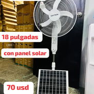 Ventilador Daytron recargable con panel - Img 55405796