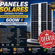 Panel Solar Energia Futura 600 w monocristalino y bifacial Mot elec - Img 56565855
