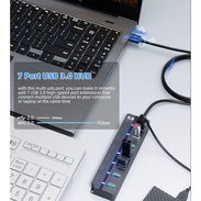 Hub USB 3.0 – 7 Puertos con Interruptores - Img 56046843