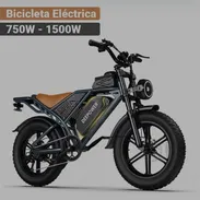Bicicleta Eléctrica Deepower QS7 750W 1500W Peak 48V 20Ah 20x4 Fat Tire Negro - Img 58163260
