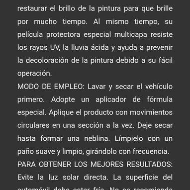 Cera para autos y motos - 2/2