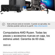 ❗️PC para casa u oficina con AMD Ryzen 3. Todas las piezas y accesorios nuevos en caja a estrenar. 60 días de garantía. - Img 54040270