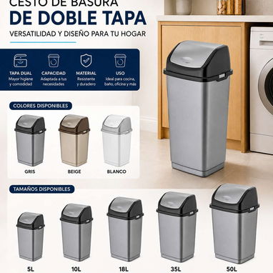 Cestos de basura de diversos tamaños (dh) - 3/3