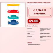 ORGANIZADOR ESQUINERO DE 4 NIVELES CF58 . - Img 57882112