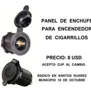TOMA DE ENCENDEDOR DE CARRO 12V - NUEVA CON TAPA - Img 57518593