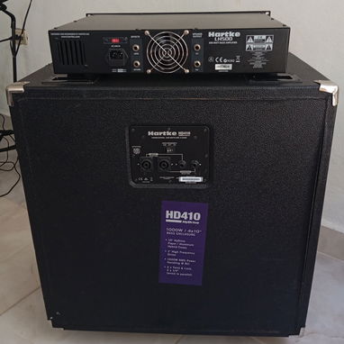 Amplificador de Bajo Hartke LH500 500-watt Bass Amplifier Head + Hartke HyDrive HD410 (Alta Gama) - Img 122846090