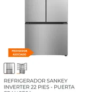 Refrigerator sankey inverter 22 pies puerta francesa.Mensajería incluida - Img 50004364