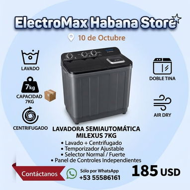 * Sandwichera Royal, precio 25 USD * Base fija para TV — Tamaño de pantalla: 32" - 90", precio: 28 USD * Cajita digital - 9/10
