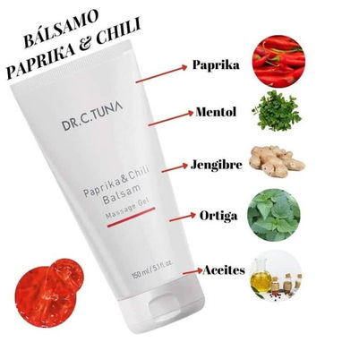 🌶️ Gel Paprika y Chile Dr. C. Tuna Farmasi | Reafirmante Anticelulitis | Dolor Muscular - Img 121056955