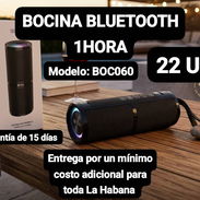 BOCINA BLUETOOTH 1HORA Modelo: BOC060, Garantía de 15 días, Entrega por un mínimo costo adicional para toda La Habana - Img 55117133