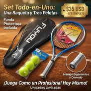Raqueta de tenis incluye pelotas - Img 56024438