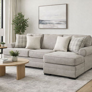 Mueble en L con sus cojines de lujo - Img 117703270