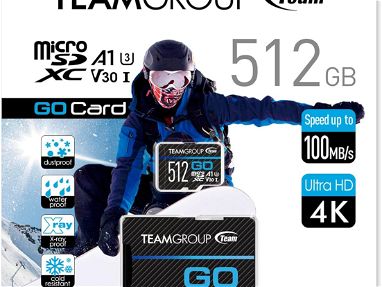 ✅Microsd TEAMGROUP GO Card 512GB  Micro SDXC UHS-I U3 V30 4K, R/W up to 100/90 MB/s  40usd - Img 60256924