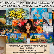 Pintura mural, grafitis, dibujos en pared, carteles y más - Img 55976086